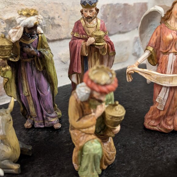 THE PROMISE OF CHRISTMAS ROBERT STANLEY Nativity Scene 11 piece from 2011 - Picture 7 of 14